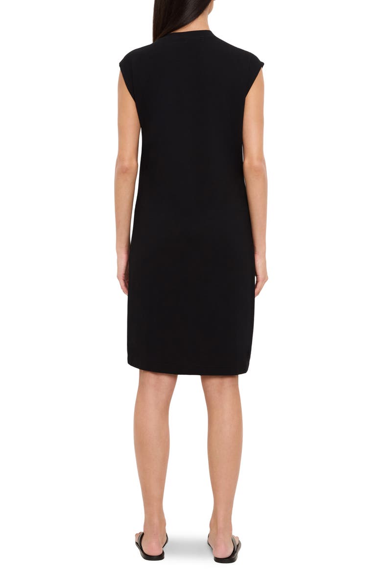 Jaclyn Twist Shoulder Minidress, Alternate, color, BLACK