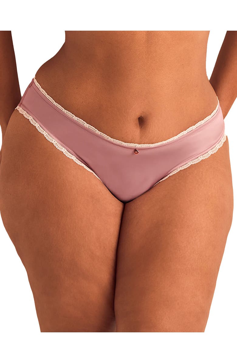 Adore Me Elsie Bikini Panties, Main, color, Medium Beige