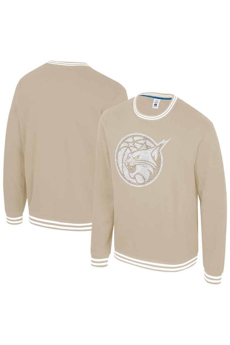 Unisex Stadium Essentials  Tan Minnesota Lynx Club Level Chenille Pullover Sweatshirt, Alternate, color, Tan