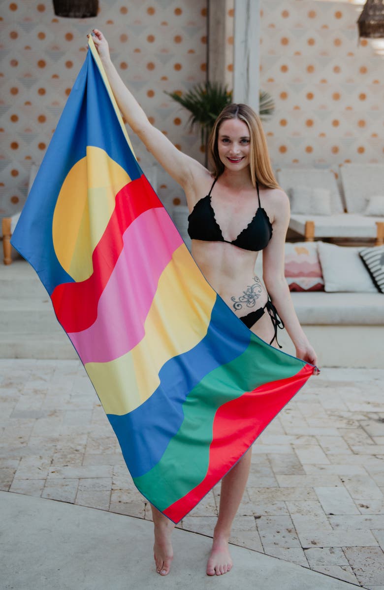 Katydid Ray of Sunshine Quick Dry Beach Towel, Alternate, color, Ray Of Sunshine