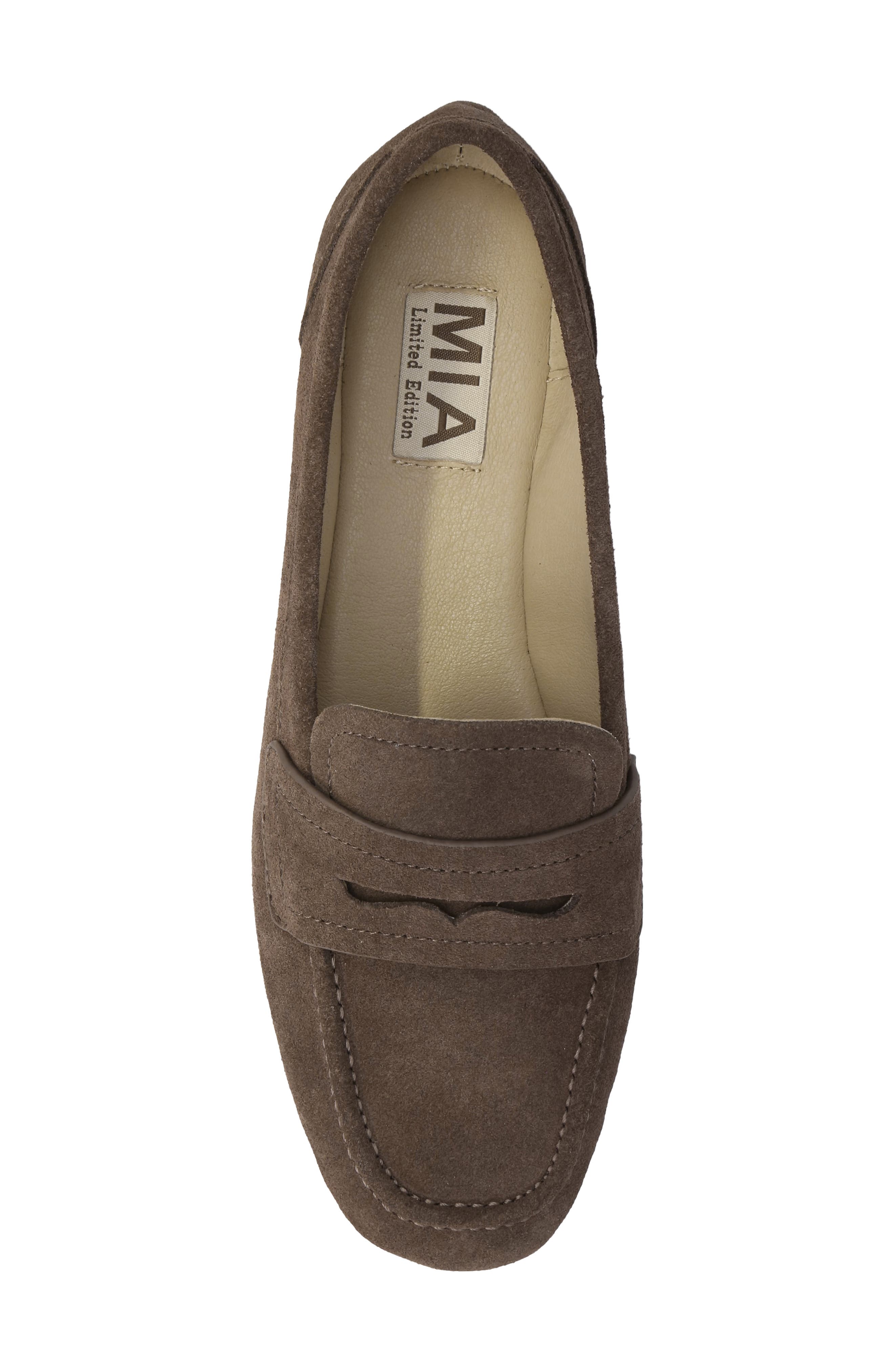 MIA Bahar Penny Loafer, Alternate, color, Chocolate