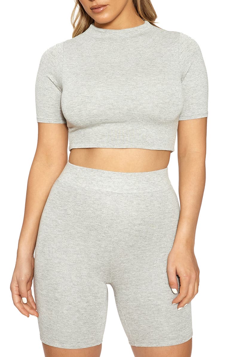 Naked Wardrobe The NW Sweet T Crop Top, Main, color,