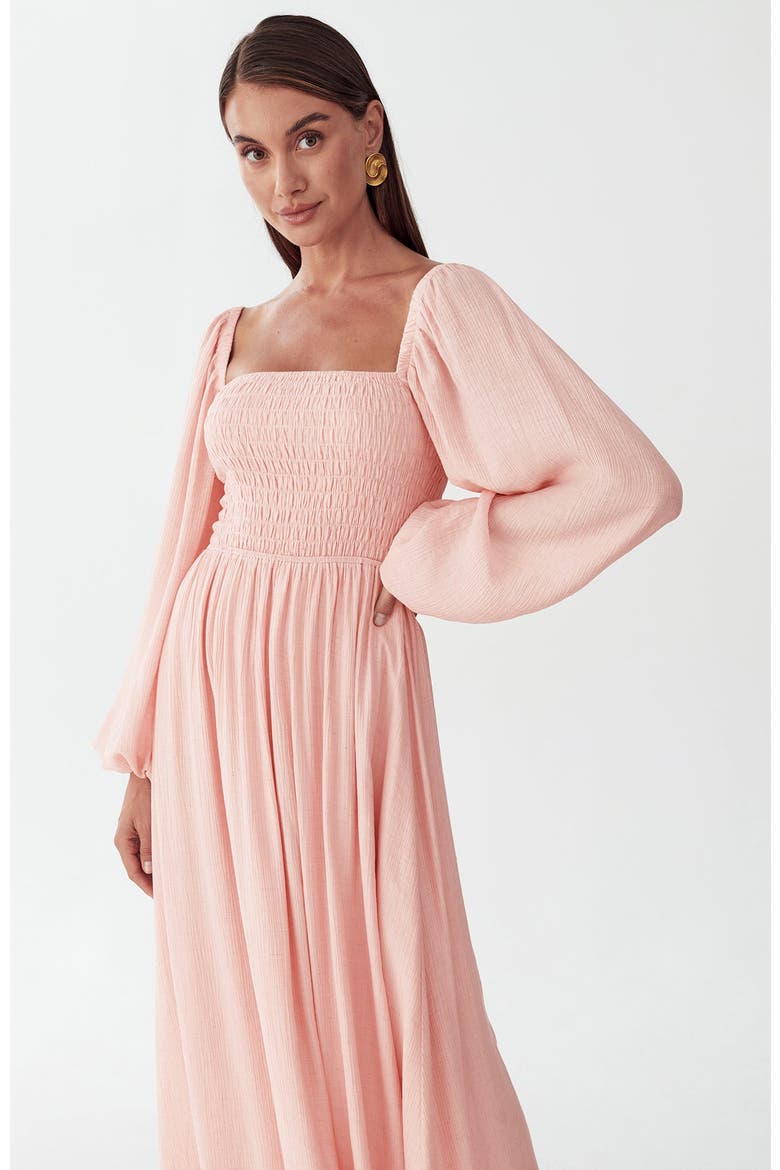 True Midi Dress, Alternate, color, Blush