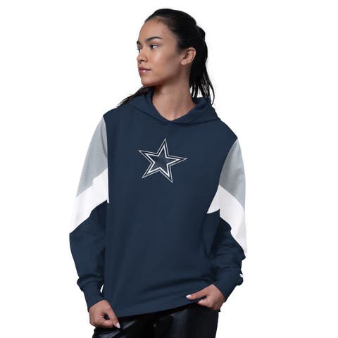 Women's Starter Navy Dallas Cowboys Scrimmage Hoodie