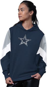 STARTER Women's Starter Navy Dallas Cowboys Scrimmage Hoodie