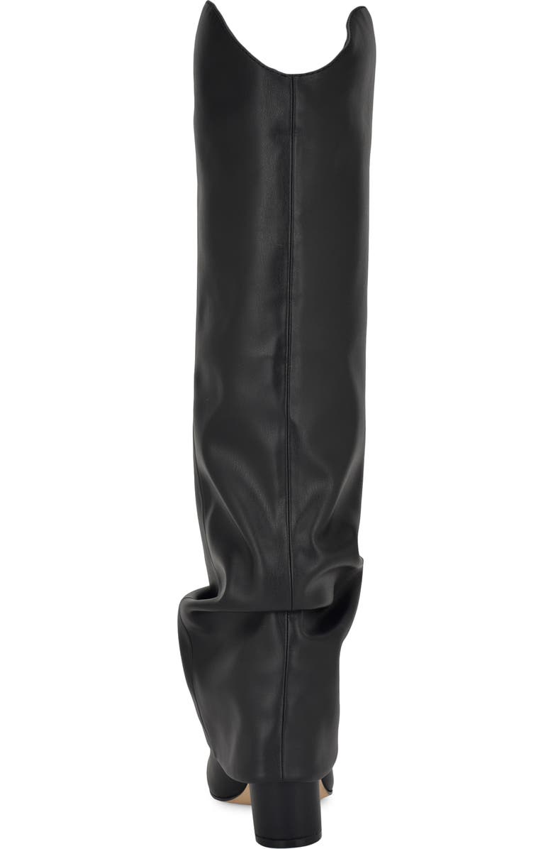 Nine West Lindey Foldover Shaft Pointed Toe Knee High Boot, Alternate, color,