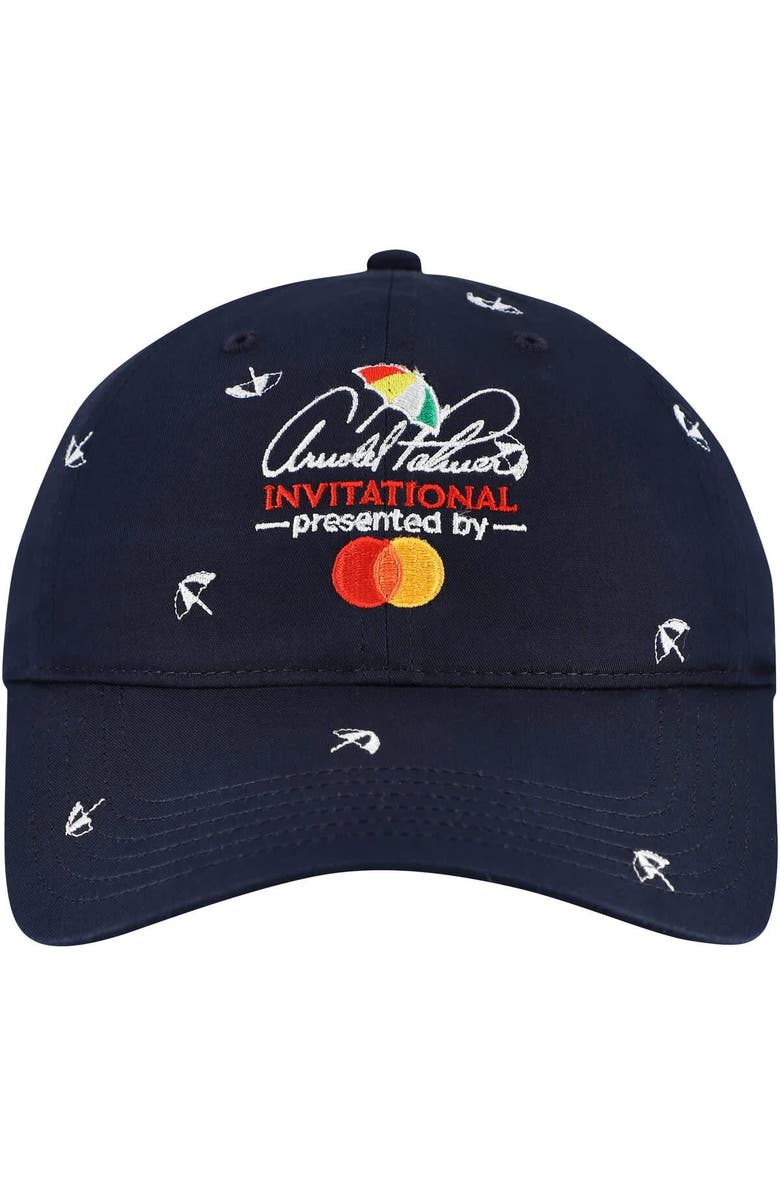 PUMA Men's Puma  Navy Arnold Palmer Invitational Umbrella Adjustable Dad Hat, Alternate, color, Navy