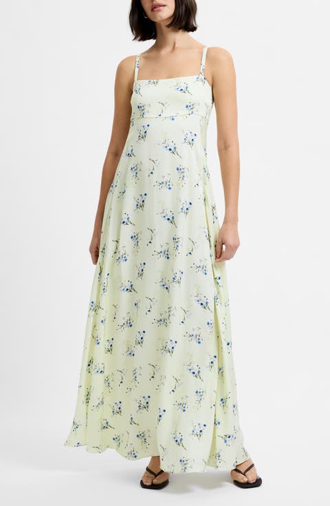 Ennis Harper Floral Print Sleeveless Maxi Dress