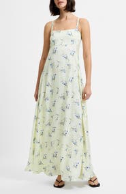 French Connection Ennis Harper Floral Print Sleeveless Maxi Dress