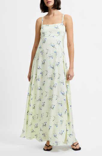 Ennis Harper Floral Print Sleeveless Maxi Dress
