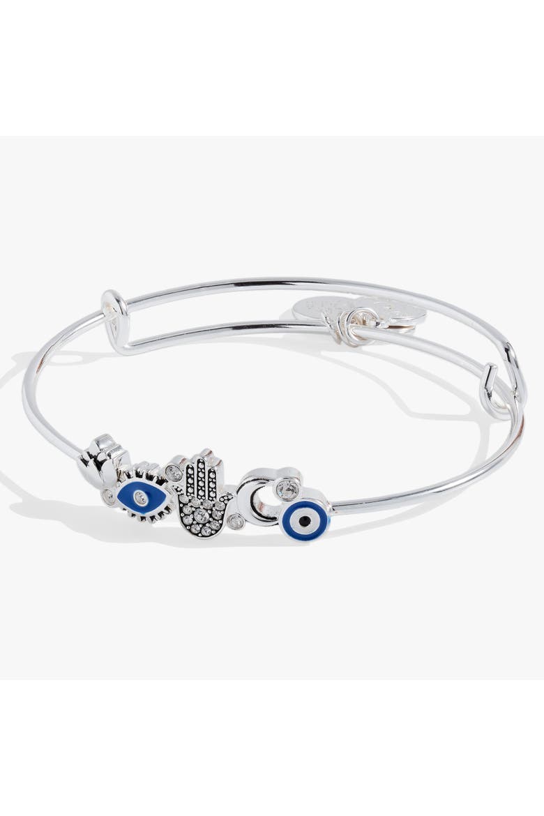 Protection Inline Bangle, Main, color, Silver
