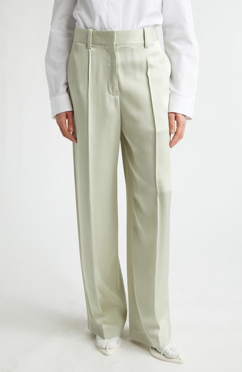 Jil Sander Fluid Tailored Pants, Main, color, Pastel Green