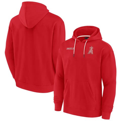 Unisex Fanatics Signature Red Los Angeles Angels Elements Super Soft Fleece Pullover Hoodie