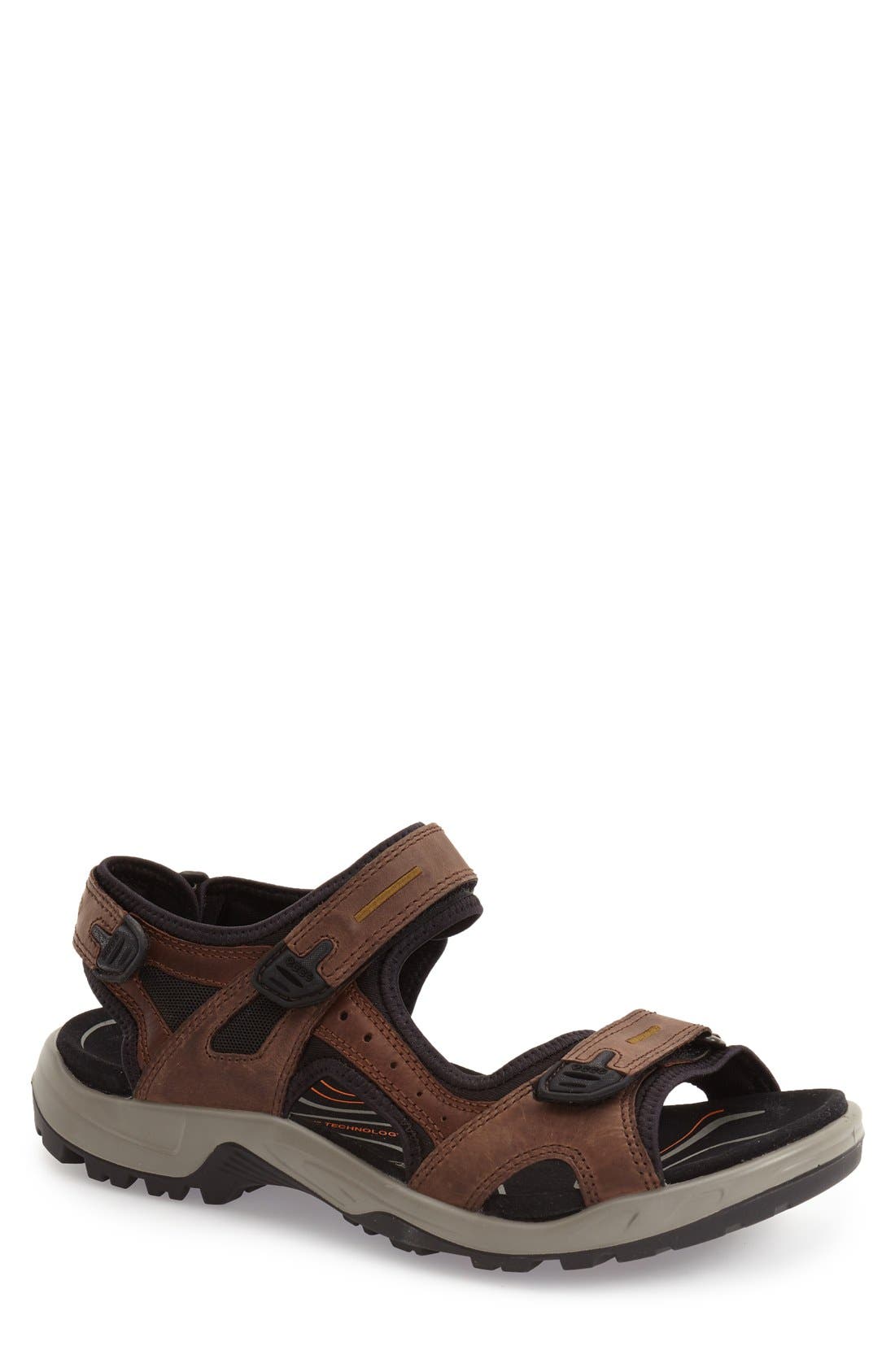 ECCO Yucatan Sandal in Espresso Leather at Nordstrom Rack, Size 15-15.5Us / 49Eu
