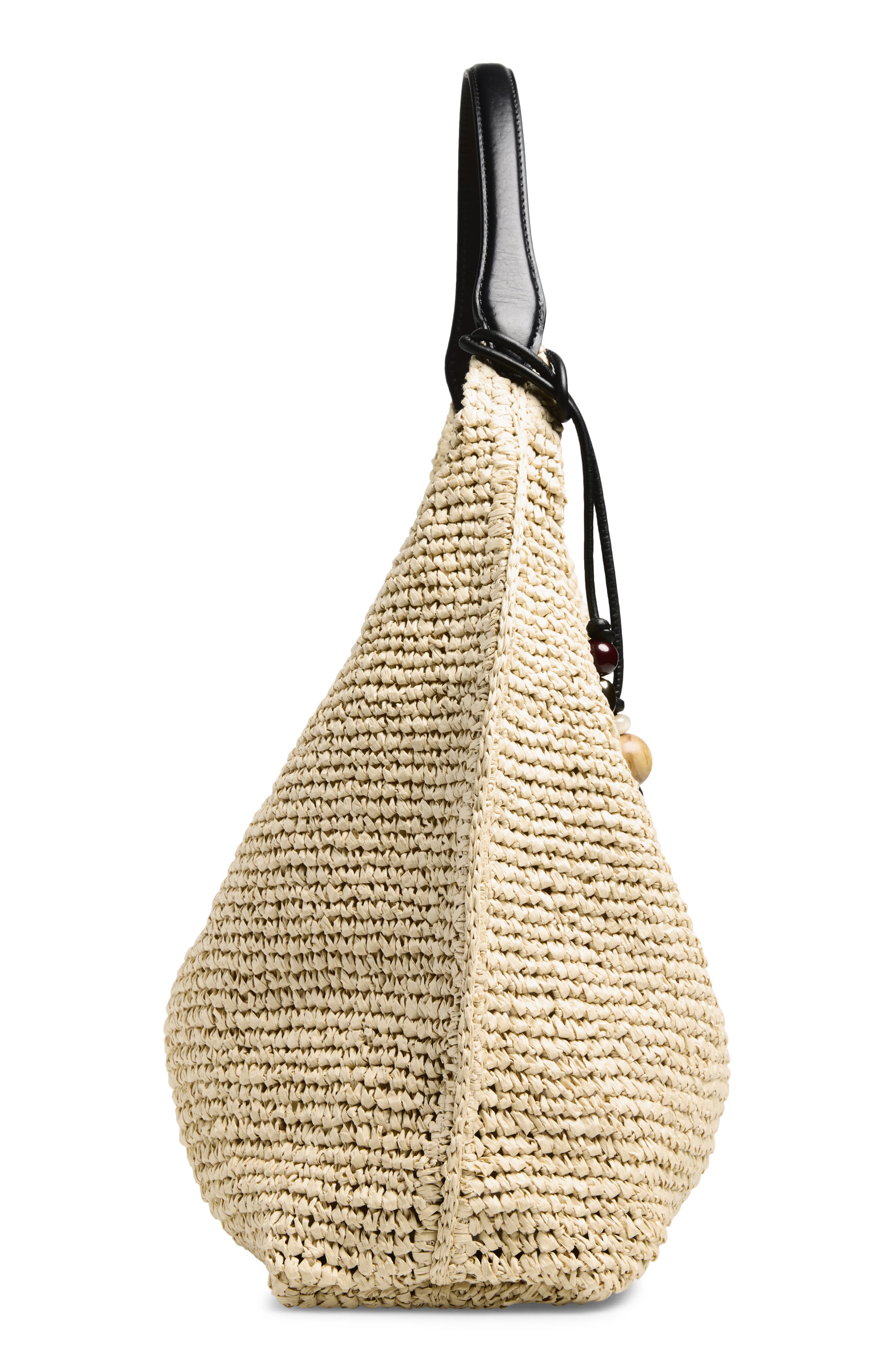 Madewell The Mylie Raffia Shoulder Bag, Alternate, color, Natural Multi