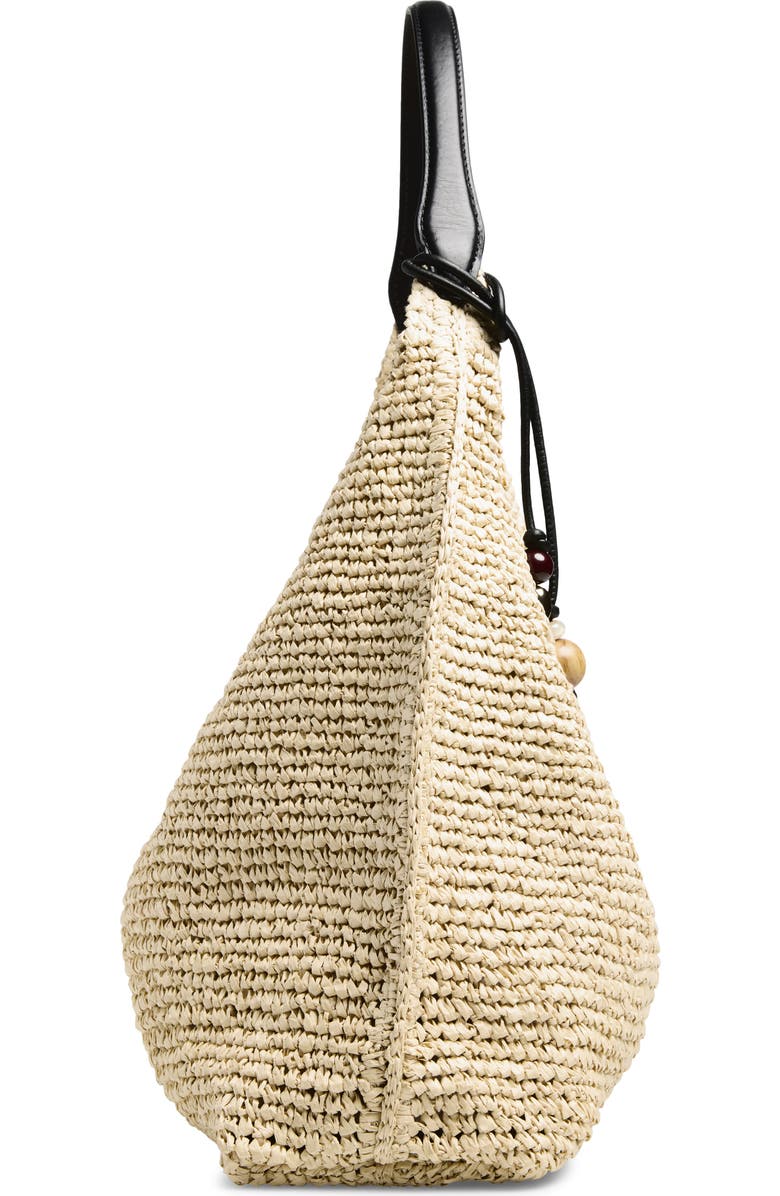 Madewell The Mylie Raffia Shoulder Bag, Alternate, color, Natural Multi