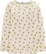 Mini Boden Kids' Long Sleeve Pointelle T-Shirt