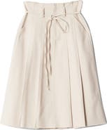 & Other Stories Paperbag Waist Cotton Skirt