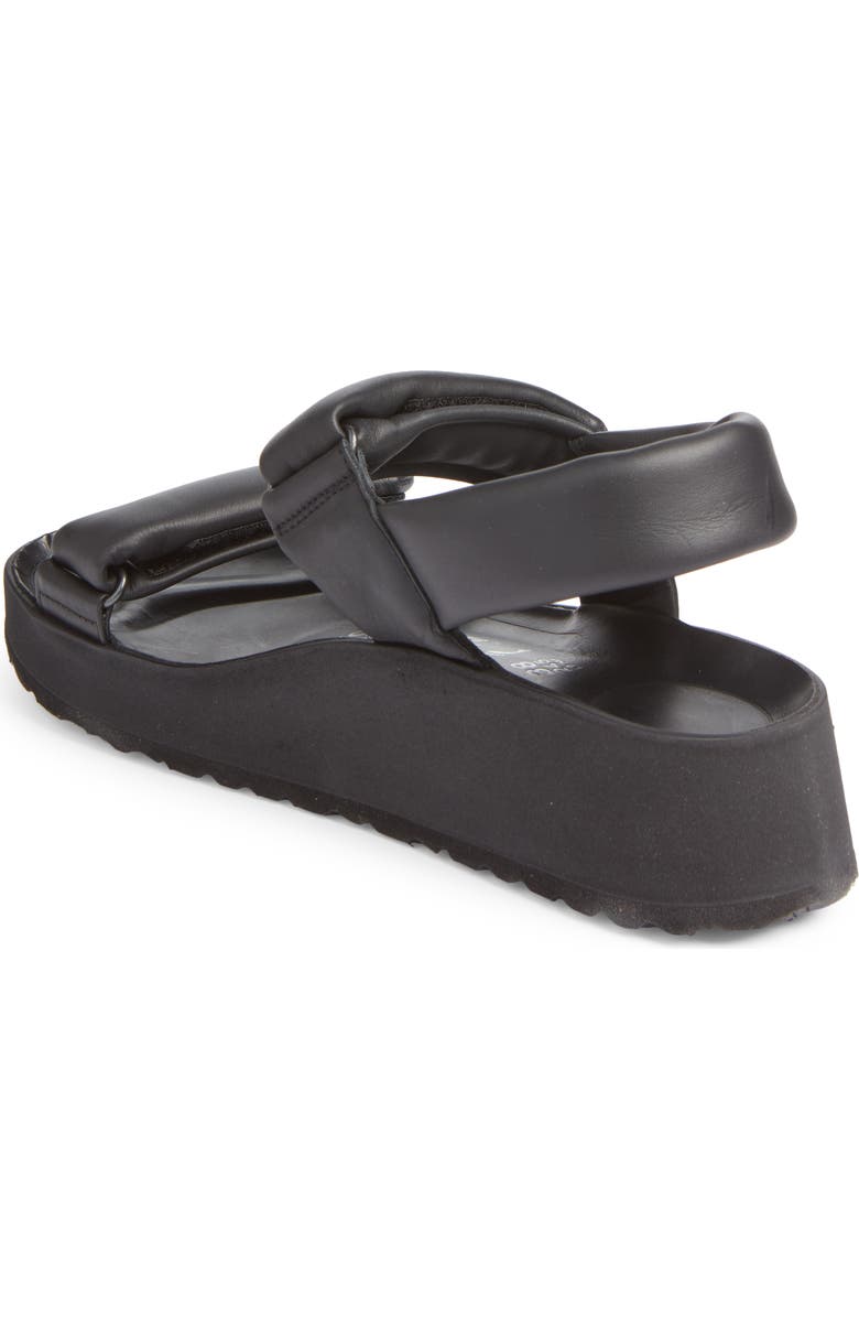Birkenstock Papillio by Birkenstock Theda Platform Wedge Sandal, Alternate, color, Black