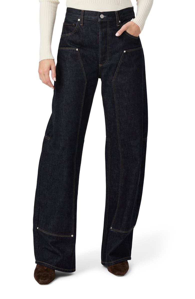 PAIGE Arellia Workwear Barrel Leg Jeans, Main, color, Selma