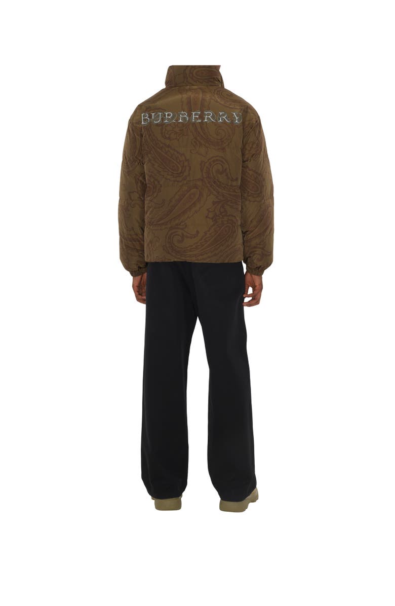 Burberry Reversible Paisley Nylon Puffer Jacket, Alternate, color, 