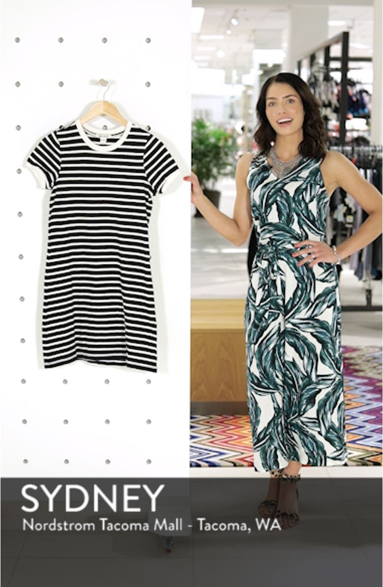 Go Around Stripe T-Shirt Dress, sales video thumbnail