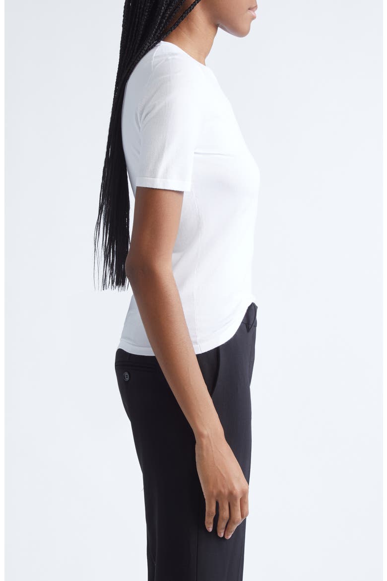 Knit T-Shirt, Alternate, color, OPTIC WHITE