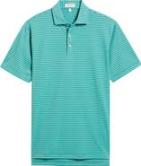 Peter Millar Winston Stripe Performance Piqué Polo