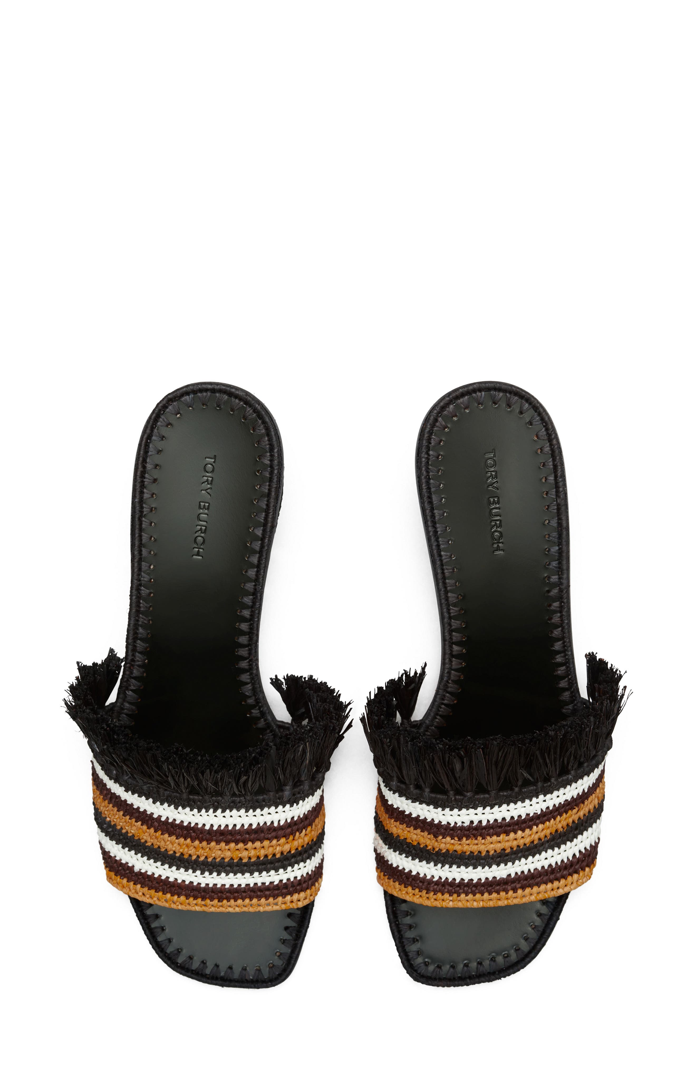 Tory Burch Eleanor Raffia Sandal, Alternate, color, 