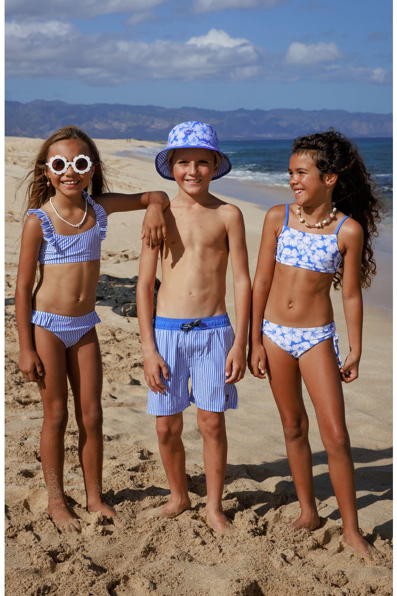 Kids' Happy Daze UPF 50+ Two-Piece Swimsuit, Alternate, color, MARINA BLUE