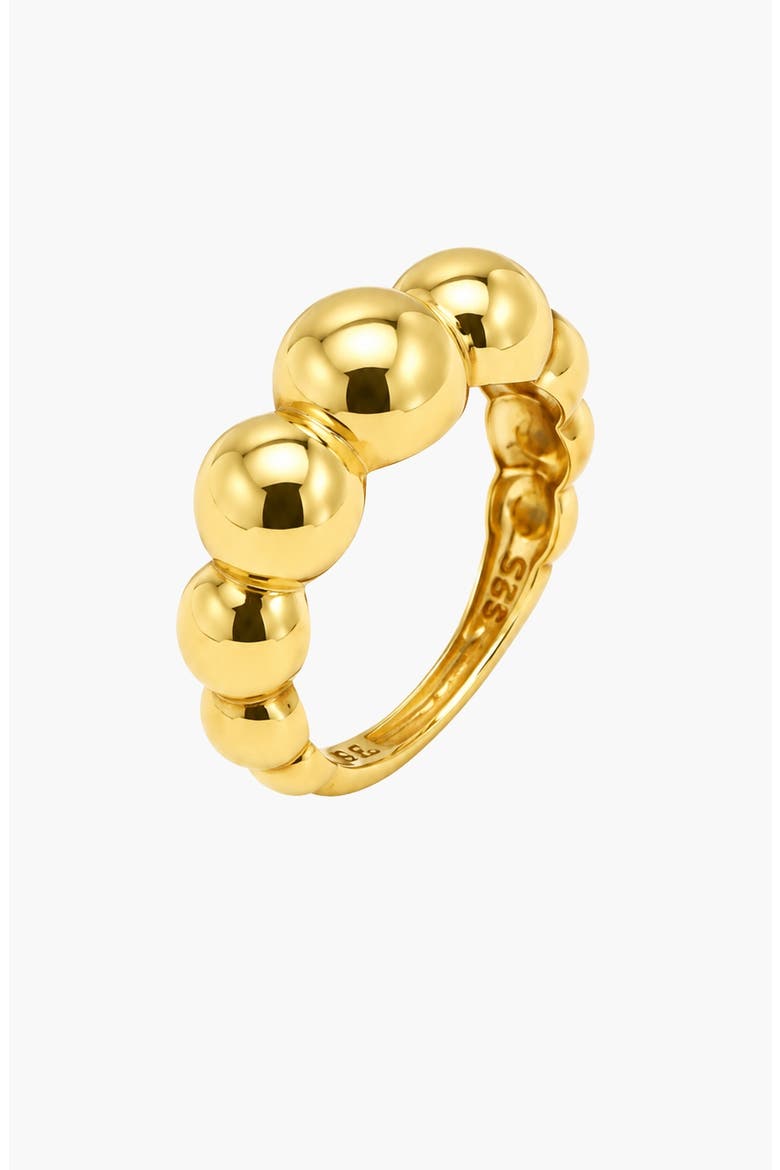Orbital Beaded Open Band Ring, Main, color, Gold