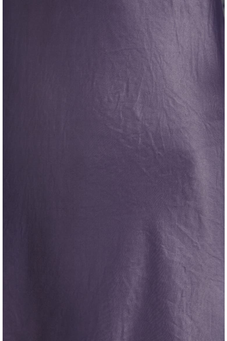 Satin Border Silk Chiffon Scarf, Alternate, color, NAVY EVENING