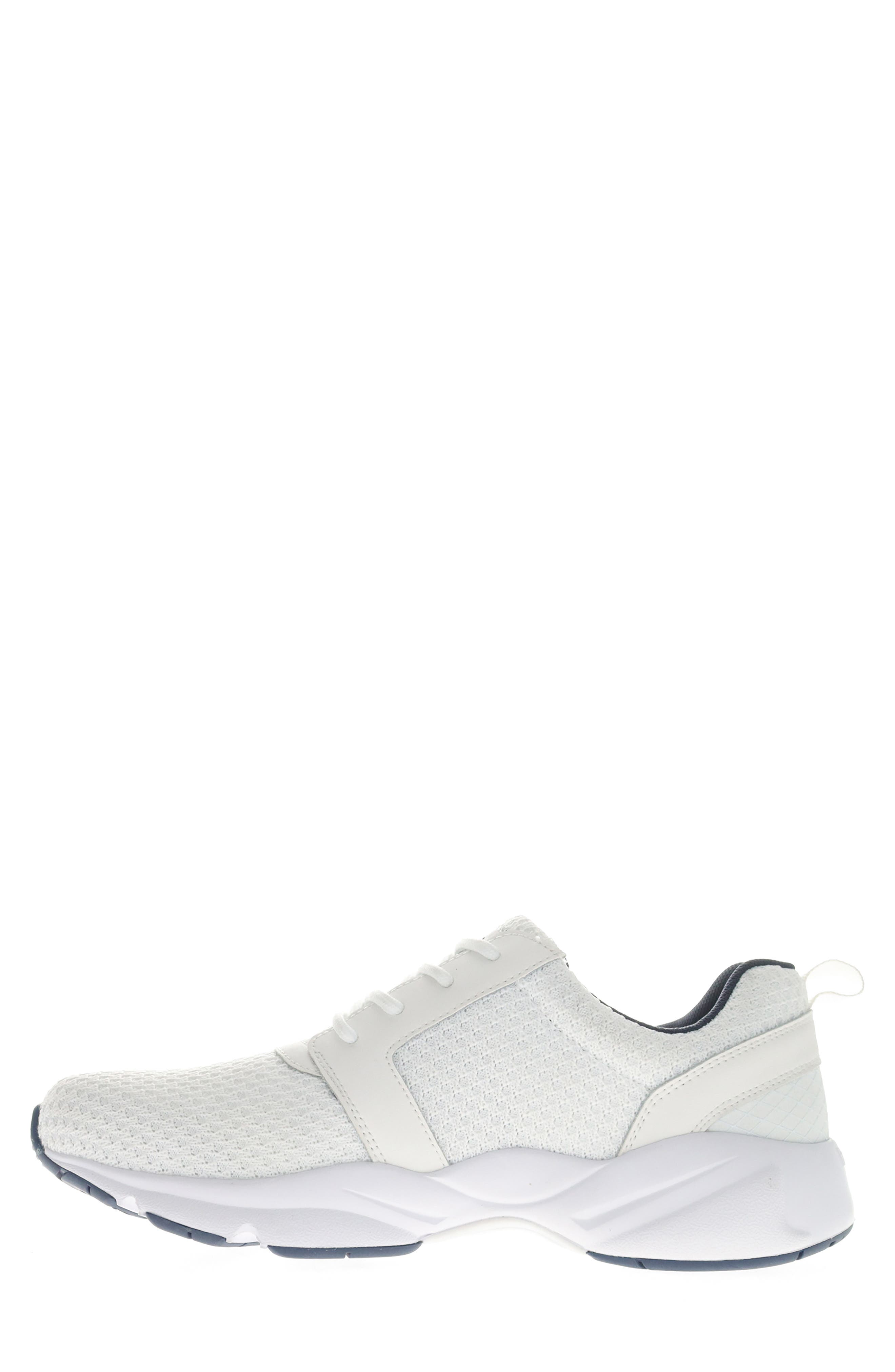Propét Stability X Sneaker, Alternate, color, White/ Navy