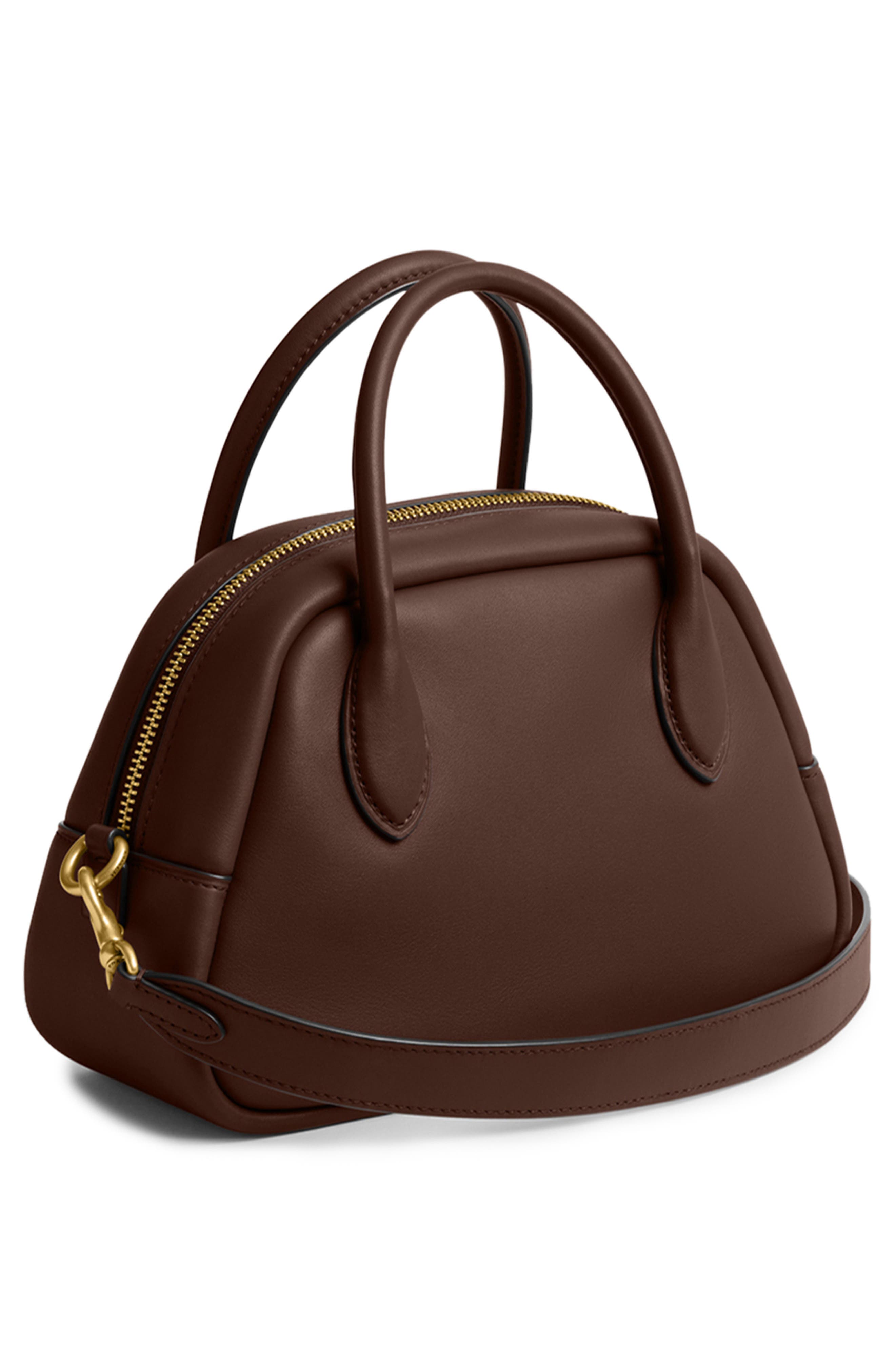 COACH Borough Leather Bowling Bag, Alternate, color, 