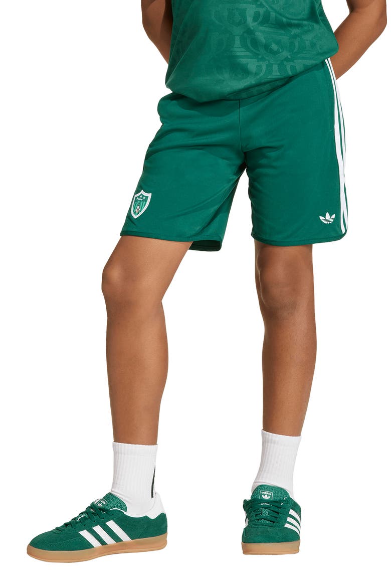 x Disney Kids' Goofy Shorts, Alternate, color, COLLEGIATE GREEN/ WHITE
