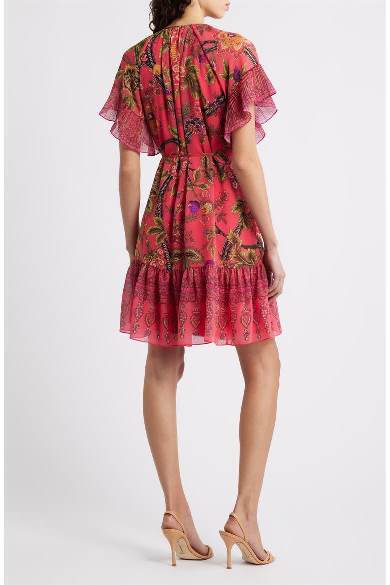 Destiny Floral Print Dress, Alternate, color, POPPY MULTI