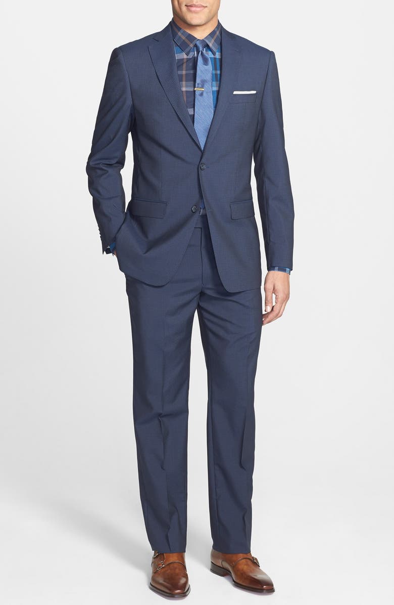 Michael Kors Trim Fit Wool Suit, Main, color,