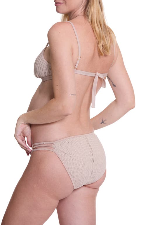 Cache Coeur Milos Two-piece Maternity Swimsuit In Beige