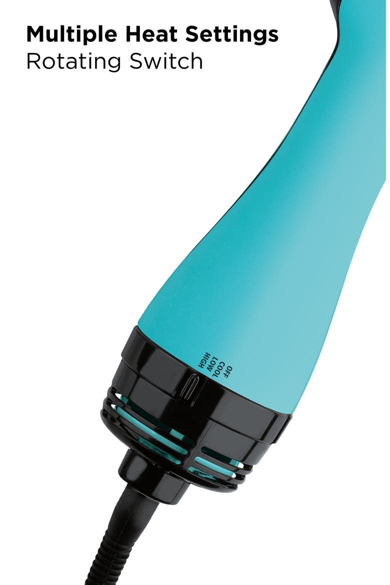 One-Step Hair Dryer and Volumizer Hot Air Brush, Alternate, color, MINT
