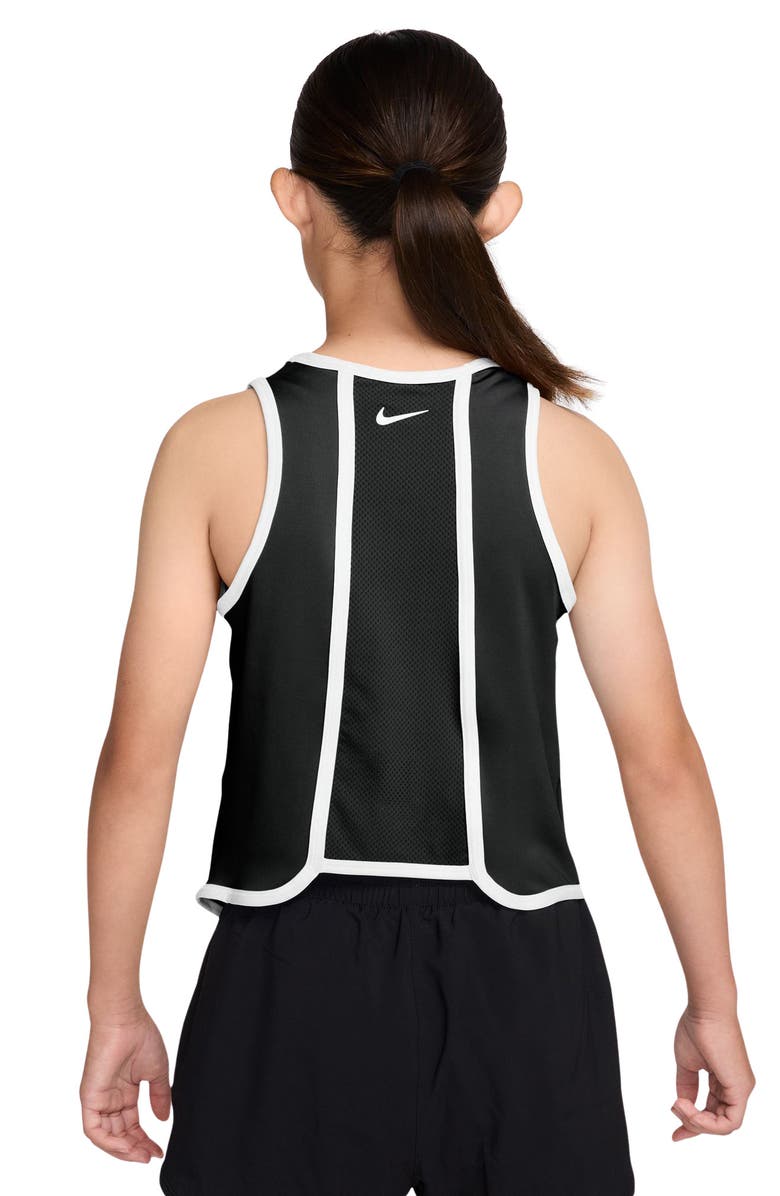 Nike Kids' Dri-FIT Tank Top, Alternate, color, 010 Black/White/White