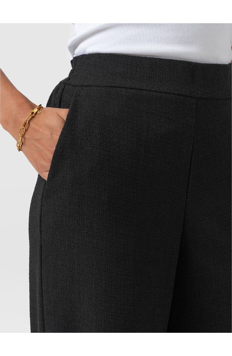 Saint + Sofia Arden Wide Leg Pant, Alternate, color, Black Boucle