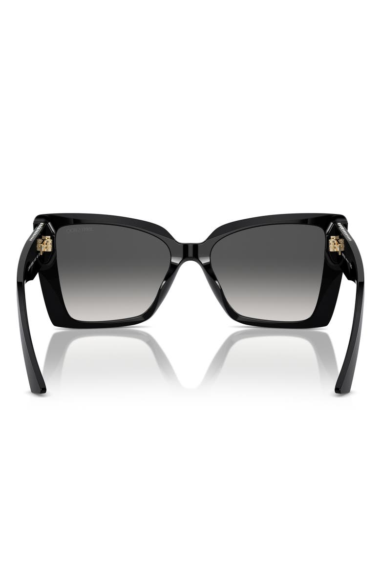 Jimmy Choo 54mm Butterfly Sunglasses, Alternate, color, 