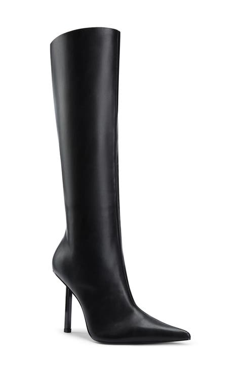 Vienna Pointed Toe Knee High Boot (Women)