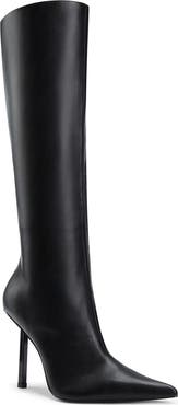 Femme LA Vienna Pointed Toe Knee High Boot