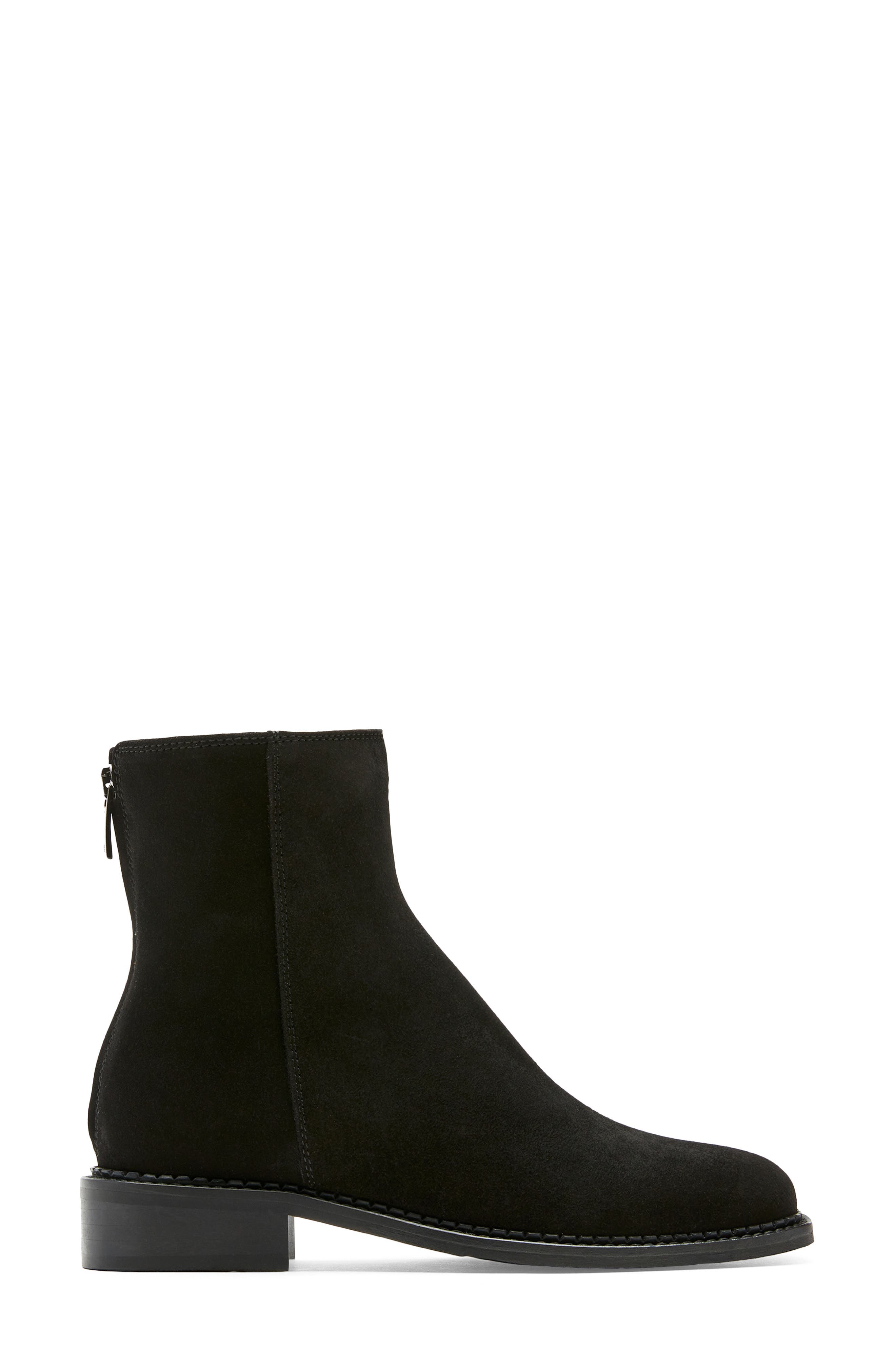 Selina City Dry™ Waterproof Bootie, Alternate, color, BLACK SUEDE
