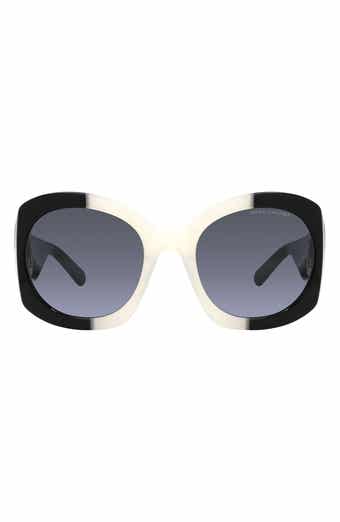 Marc Jacobs 56mm Round Sunglasses