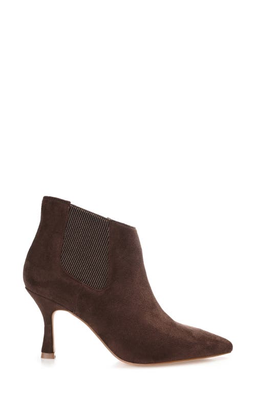 Journee Collection Elitta Vegan Leather Chelsea Bootie In Brown