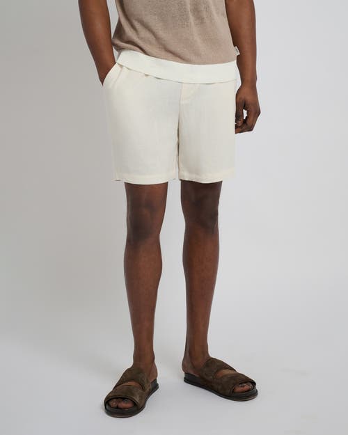 Onia Linen Fixed-waist Short