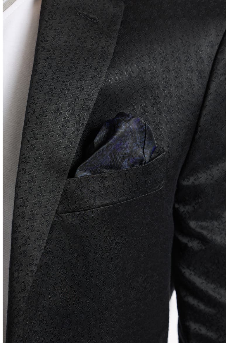 Marengo Woven Blazer, Alternate, color, BLACK