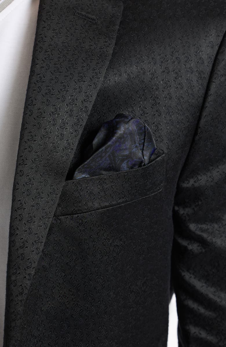 Robert Graham Marengo Woven Blazer, Alternate, color, Black